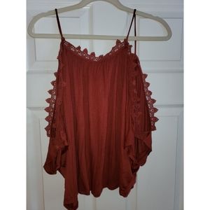 Charlotte Russe Off Shoulder Shirt